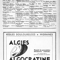 2362 - Page V-2225 - Abonnés du « Concours » exerçant dans les Stations Thermales