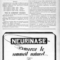2402 - Page XLV-2265 - A travers l’officiel. Service de santé / Circulaire du Ministre du Travail du 5 juillet 1938. Liste des médicaments spécialisés donnant lieu à des tarifs de remboursements particuliers