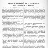 2420 - Page 2283 - Propos du jour. Quelques considérations sur la spécialisation dans l’exercice de la médecine [J. Noir]