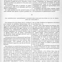 2433 - Page 2296 - Partie scientifique. Travaux originaux. La petite chirurgie au goût du jour. I, L’atrophie du quadriceps, point crucial dans le traitement des hémarthroses et hydarthroses traumatiques [G. Fischer] / II, Les infiltrations anesthésiques ligamentaires dans les fractures du col du fémur chez les vieillards ?
