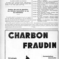 2461 - Page 2324-LVI - A travers l’officiel. Service de santé / Fixation des prix de réquisition des véhicules automobiles en cas de mobilisation / Ligue médicale de défense professionnelle. " Le Sou Médical "