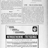 2462 - Page LVII-2325 - Correspondance. Application des tarifs d’honoraires. Assurances sociales. Injections intra-trachéales / Abus de certaines Caisses
