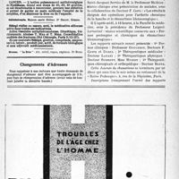 2472 - Page VII-2335 - Renseignements / Dernières nouvelles. Journée du rhumatisme du 8 octobre 1938