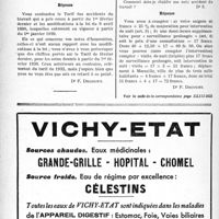 2527 - Page 2390-XIV - Correspondance. Application des tarifs d'honoraires. Accidents du Travail. Ne pas confondre Tarif et Loi / Interventions de nuit