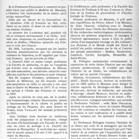 2556 - Page 2419 - Partie professionnelle, Hygiène, Assistance, Mutualité, Intérêts corporatifs, Variétés. Variétés. La chaire de zoologie (reptiles et poissons) du muséum national d’histoire naturelle, par le Docteur Jacques Pellegrin [J. Noir]
