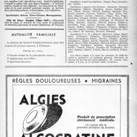 2574 - Page V-2437 - Renseignements. Mutualité familiale / Service de santé / École du Service de santé militaire