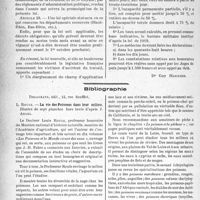 2611 - Page 2474 - Partie professionnelle, Hygiène, Assistance, Mutualité, Intérêts corporatifs, Variétés. Les médecins et la nouvelle loi sur les accidents du travail, (Loi promulguée au Journal Officiel du 2 juillet 1938, pages 7706-7713) [Dr Guy Hausser]. Quelques traits du caractère de Virchow [G. Lavalée] / Bibliographie. La vie des Poissons dans leur milieu. Illustré de sept planches hors texte d’après, par L. Roule, Delagrave, édit [J. Noir]