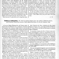 2612 - Page 2475 - Partie professionnelle, Hygiène, Assistance, Mutualité, Intérêts corporatifs, Variétés. Bibliographie. Ubu Enchaîné, parAlfred Jarry. Fasquelle, édit, Paris / Ombres et silhouettes, par le Docteur Henry Chaumartin. Paris, Emile-Paul frères, 1938