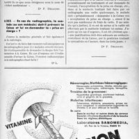 2620 - Page LV-2483 - Correspondance. Application des tarifs d’honoraires. b) Assurances sociales. Pose d’un ballon pour un accouchement dystocie / En cas de radiographie, le malade (ou son médecin) doit-il prévenir la Caisse et lui en demander la « prise en charge » ?