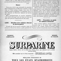 2621 - Page 2484-LVI - Correspondance. Questions médico-militaires. Droit à une première mise d'équipement / Situation d’un médecin réformé en cas de guerre / Promotion au grade de médecin lieutenant