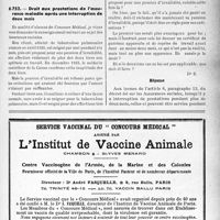 2626 - Page LXI-2489 - Correspondance. Assurances sociales. Droit de l’assuré social après l'expiration des deux ans de soins préventifs / Droit aux prestations de l’assurance-maladie après une interruption de deux mois