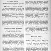 2658 - Page 2521 - Partie scientifique. L’actualité scientifique. Les Sociétés Savantes. Paris. Académie de médecine. Effets hypertenseurs non durables de l’adrénaline en perfusion intra-veineuse continue, (5-7-1938) / La protamine-zinc-insuline dans le diabète, (26-7-1938) / Académie de chirurgie. Un tétanos à incubation très courte, (4-5-1938)