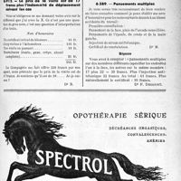 2688 - Page LXIII-2551 - Correspondance. Application des tarifs d'honoraires. b) Accidents du travail. Le prix de la visite est de 17 francs plus l’indemnité de déplacement suivant les cas / Pansements multiples