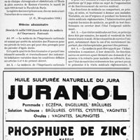 2706 - Page XIII-2569 - A travers l’officiel. Enseignement de la médecine / Médecine administrative
