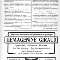 2707 - Page 2570-XIV - A travers l’officiel. Médecine administrative / Tarif limite de réassurance des Caisses d’Assurances sociales / Service de santé militaire