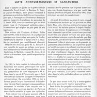 2708 - Page 2571 - Propos du jour. Lutte antituberculeuse et sanatorium [J. Noir]