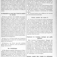 2728 - Page 2591 - Partie scientifique. L'actualité scientifique. Les Sociétés Savantes. Paris. Société de médecine de Paris, (Séance du 30-4-1938). Cicatrice chéloïdienne traitée par l’ionisation iodée / Les radiographies en coupes dans l’étude des maladies du poumon / Sur l’héliothérapie / Lésions oculaires des rayons X / Traitement de l’ischémie cardiaque par greffe épiploïque / Quelques progrès dans l’emploi du médicament « Soleil »