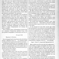 2738 - Page 2601 - Partie professionnelle, Hygiène, Assistance, Mutualité, Intérêts corporatifs, Variétés. Le médecin traitant peut-il délivrer un certificat de décès à la veuve du « de cujus » ? [Dr Paul Boudin]
