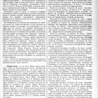 2750 - Page 2613 - Partie professionnelle, Hygiène, Assistance, Mutualité, Intérêts corporatifs, Variétés. Faculté de médecine de Paris. Enseignement et actes de la Faculté