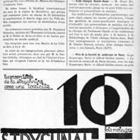 2768 - Page VII-2631 - Dernières nouvelles. La «Maison des Champs » d’Ambroise Paré / Hôpital Beaujon-Clichy / Asile-clinique Sainte-Anne / Prix de la Société de médecine de Paris