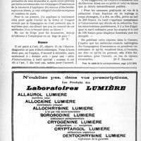 2775 - Page 2638-XIV - Correspondance. Application des tarifs d’honoraires. a) Accidents du Travail. « L'accord » n’est pas exigible pour l'électrothérapie / Examens radio scopiques en vue de réduction de fracture