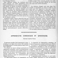 2784 - Page 2647 - Partie scientifique. Travaux originaux. Syndromes Basedowiens et chirurgie, par B. -Y. Yovanovitch / Appendicite chronique et grossesse, Docteur Gaston Roux