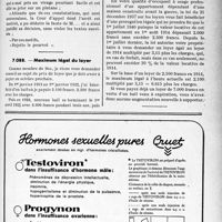 2826 - Page LXV-2689 - Correspondance. Questions diverses. Accident survenu à une personne transportée en automobile à titre gratuit / Maximum légal du loyer