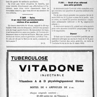2831 - Page 2694-LXX - Correspondance. Questions médico-militaires. Nomination au grade de médecin auxillaire / Soins à un réserviste permissionnaire victime d'un accident / Droit d’un réformé aux sains gratuits