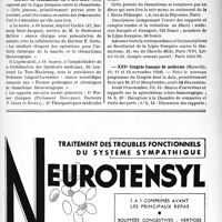 2838 - Page IX-2701 - Dernières nouvelles. Médaille du Professeur Laignel-Lavastine / Faculté de médecine de Nancy / Journée du rhumatisme du 3 décembre 1938 / XXVe Congrès français de médecine