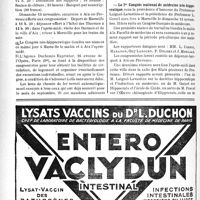 2839 - Page 2702-X - Dernières nouvelles. XXVe Congrès français de médecine / Le Ier Congrès national de médecine néo-hippocratique