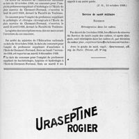 2870 - Page XLI-2733 - A travers l’officiel. Enseignement de la médecine / Hôpitaux psychiatriques / Service de santé militaire