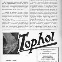 2886 - Page IX-2749 - Dernières nouvelles. Fédération nationale des médecins du Front / La IIe Session de la Conférence de la chimiothérapie de la blennorragie / Académie de médecine / École d’anthropologie