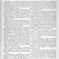 2905 - Page 2768 - Partie scientifique. Travaux originaux. La clinique au goût du jour. Sur la particularité des pleurésies séro-fibrineuses ou hématiques chez les gens âgés, d’après le Docteur P. Ameuille. Les difficultés d’un diagnostic entre la tuberculose et la cancer / Un pronostic toujours sombre. Un traitement d’opportunité [G. Fischer]