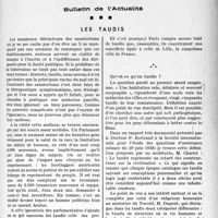2918 - Page 2781 - Partie professionnelle, Hygiène, Assistance, Mutualité, Intérêts corporatifs, Variétés. Bulletin de l’Actualité. Les taudis [G. Lavalée]