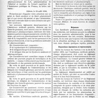 2921 - Page 2784 - Partie professionnelle, Hygiène, Assistance, Mutualité, Intérêts corporatifs, Variétés. Assistance médicale gratuite. Rôle juridictionnel des commissions de contrôle [Dr Paul Boudin]