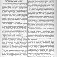 2924 - Page 2787 - Partie professionnelle, Hygiène, Assistance, Mutualité, Intérêts corporatifs, Variétés. L’actualité professionnelle. La Presse et les Sociétés. L’organisation du Service médical des Assurances sociales en Grèce