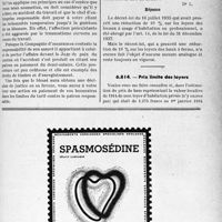 2942 - Page LXV-2805 - Correspondance. Accidents. Contestation d’accident du travail / Baux et locations. La réduction de 10% sur les loyers d'habitation ou professionnels est supprimée, mais subsiste sur les fermages / Prix limite des loyers