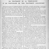 2960 - Page 2821 - Propos du jour. Du traitement de la tuberculose et en particulier de son traitement biologique [J. Noir]