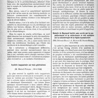 2979 - Page 2840 - Partie scientifique. L’actualité scientifique. Les Sociétés Savantes. Paris. Société médicale des hôpitaux de Paris. La « maladie d’intolérances » ou intolérances polymorphes successives, 13-5-1938 / Syphilis inapparente sur trois générations, 29-4-193. 8 / Un cas de manifestations cérébrales de la maladie sérique, 13-5-1988 / Maladie de Raynaud traitée sans succès par la sympathectomie et la steliectomie et très améliorée par la radiothérapie de la région hypophysaire, 13-5-1938