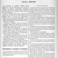 2988 - Page 2849 - Partie professionnelle, Hygiène, Assistance, Mutualité, Intérêts corporatifs, Variétés. Comment acquérir le diplôme de Docteur d’université