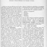 3032 - Page 2891 - Partie scientifique. Travaux originaux. Comment comprendre et traiter le diabète, par le Docteur P. Le Gac