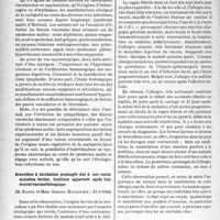 3045 - Page 2904 - Partie scientifique. L'actualité scientifique. Les Sociétés Savantes. Paris. Société médicale des Hôpitaux de Paris. Les lésions viscérales au cours du syndrome malin toxi-infectieux. Le rôle du système neuro-végétatif, 27-5-1938 / Brucellose à incubation prolongée due à une contamination bovine. Guérison apparente après traitement vaccinothérapique, 27-5-1938