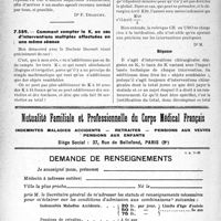 3067 - Page 2926-XLII - Correspondance. Application des tarifs d'honoraires. Assurances sociales. La valeur de « K » dans les interventions multiples en une seule séance / Comment compter le K, en cas d'interventions multiples effectuées en une même séance [Dr F. Decourt]
