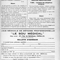 3070 - Page XLV-2929 - Correspondance. Questions diverses. Assistance du médecin traitant à l’expertise / Questions médico-militaires. Cessation des obligations militaires