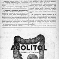 3076 - Page VII-2935 - Dernières nouvelles. Docteur «honoris causa» / Faculté de médecine de Lille / Association d’enseignement médical des hôpitaux de Paris / Institut de criminologie pratique / Hôpitaux de Lyon / A l’Amicale des médecins-contrôleurs de la C. I. A. S