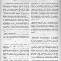 3096 - Page 2953 - Partie scientifique. Travaux originaux. La clinique au gout du jour. La possibilité d’angines banales chez les porteurs de germes diphtériques, D’après MM. J. Paraf et P. Boulenger. Le laboratoire et le grand embarras du médecin
