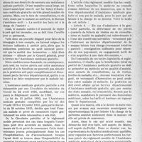 3114 - Page 2971 - Partie professionnelle, Hygiène, Assistance, Mutualité, Intérêts corporatifs, Variétés. Assistance médicale gratuite. Qui doit payer le médecin ?