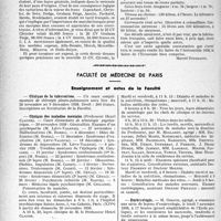 3125 - Page 2982 - Partie professionnelle, Hygiène, Assistance, Mutualité, Intérêts corporatifs, Variétés. L'actualité professionnelle. Chronique automobile. Le Salon de l’Automobile 1938 (Suite) / Faculté de médecine de paris. Enseignement et actes de la Faculté