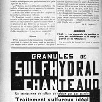 3131 - Page 2988-LXII - Correspondance. Application des tarifs d’honoraires. Pensionnés de guerre. La question des « spécialités » autorisées ou non / Accidents. Les appareils de prothèse ne sont pas actuellement à la charge du patron ou de l’Assurance
