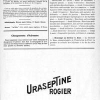 3144 - Page VII-2999 - Renseignements / Dernières nouvelles. Faculté de droit / Hommage au Docteur A. Bozo